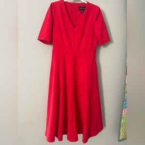 Donna Morgan Vibrant Red Midi Dress